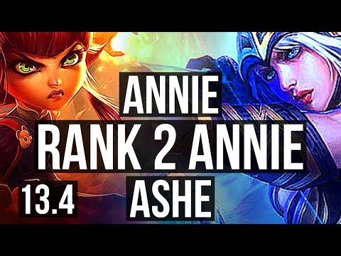 ANNIE & Ez vs ASHE & Varus (SUP) | Rank 2 Annie, 71% winrate, 3/2/13 | KR Challenger | 13.4