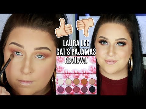LAURA LEE CAT'S PAJAMAS PALETTE REVIEW + TUTORIAL!! Video
