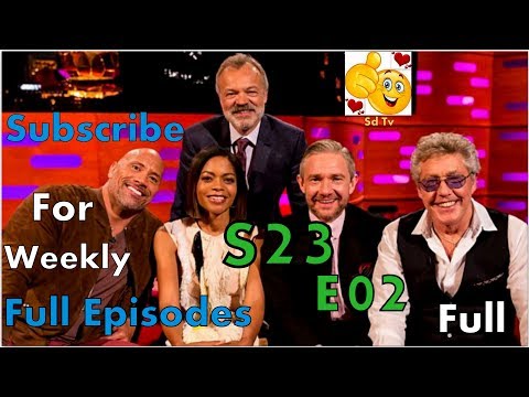Full Graham Norton Show S23E02 Dwayne Johnson, Martin Freeman, Naomie Harris
