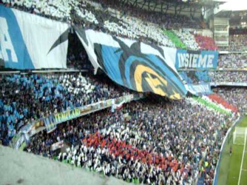 bayern inter 0-2 madrid 22-5-2010 coreografie