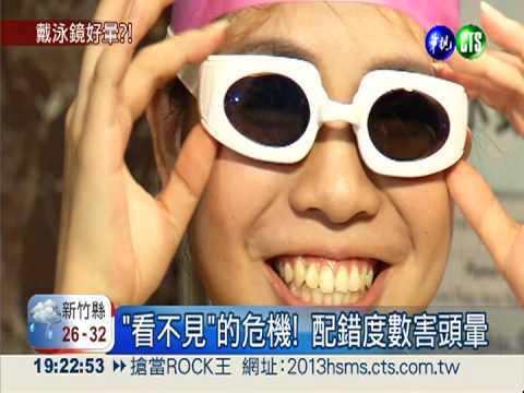 近視族戴錯泳鏡 水底世界霧煞煞