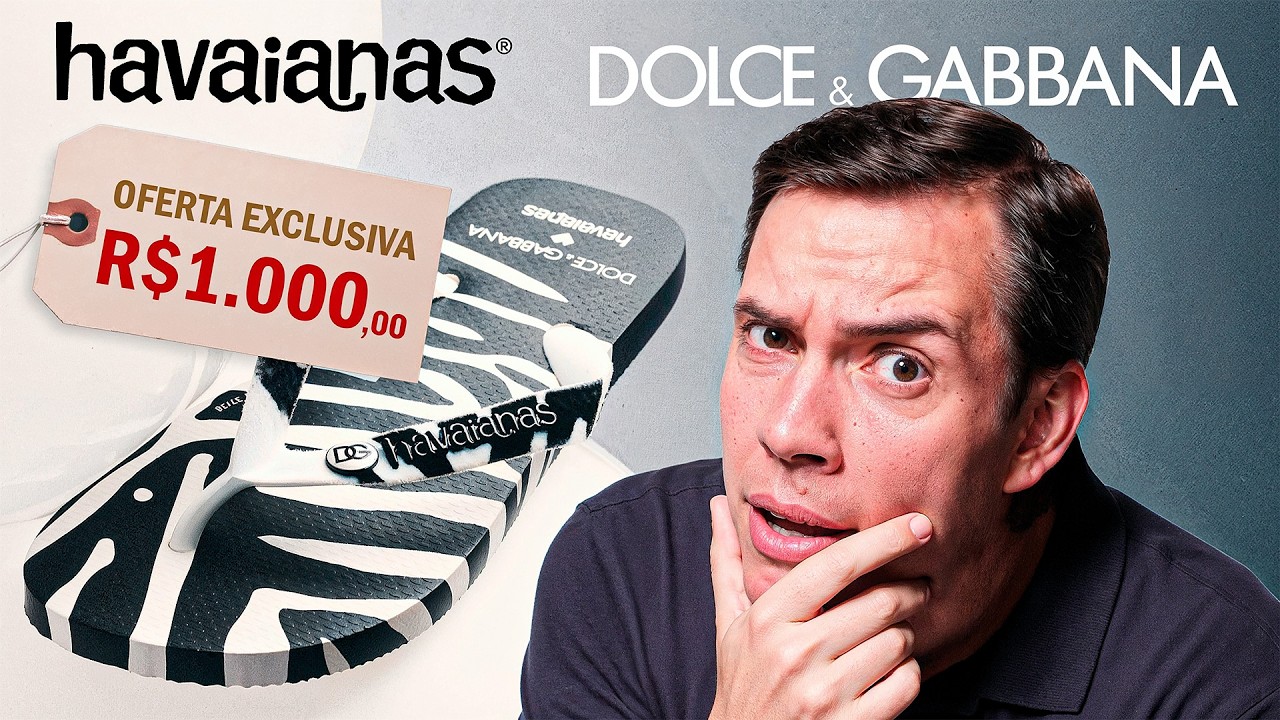 HAVAIANAS SENDO VENDIDA POR R$ 1.000,00 😱 HAVAIANAS E DOLCE & GABBANA