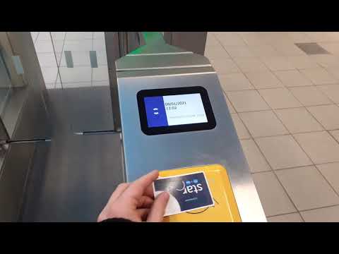 Nouveaux portillons dans le métro de Rennes