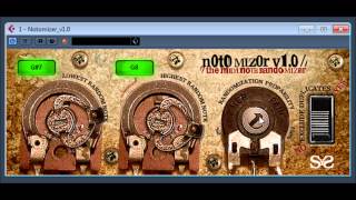Video thumbnail for Notomizor V 1.0  by SyS Audioresearch by UPROAR 24