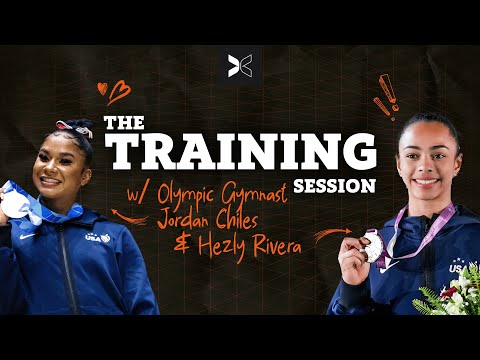 Hangin' with an Olympian | Training Session: Jordan Chiles & Hezly Rivera