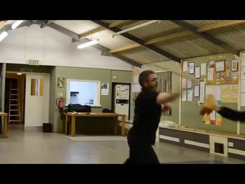 Slow motion and fast Cudgel and Quarterstaff from the English Martial Arts