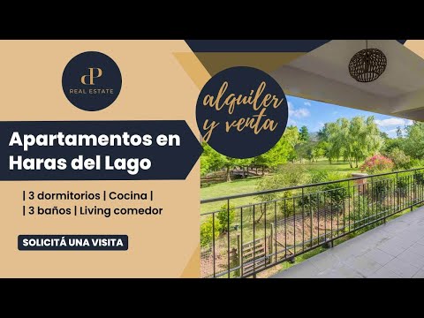 Apartamento de 3 dormitorios en Haras del Lago