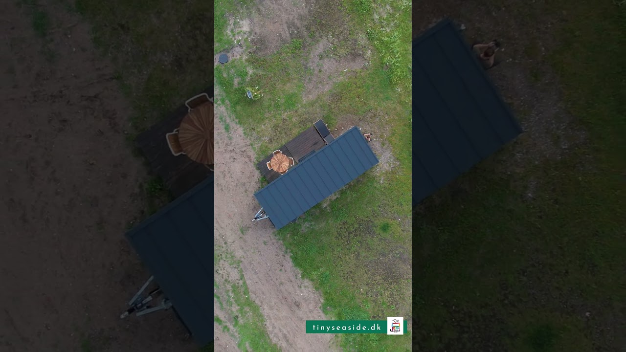 A short capture of our beautiful Tiny Seaside Resort right by the Skarrev beach #tinyhouse  #hygge