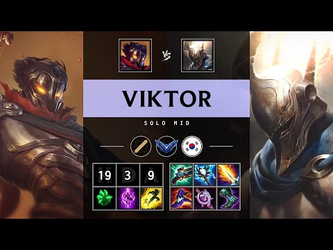 Viktor Mid vs Pantheon: Legendary - KR Diamond Patch 14.19