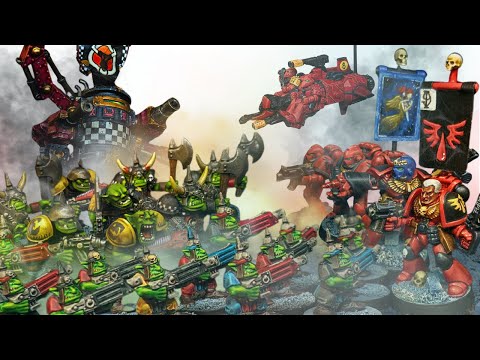 NEW CAMPAIGN | Blood Angels VS Orks | 2nd Edition Battle Report