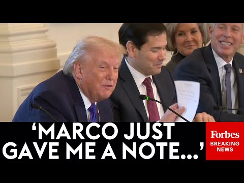 Trump Calls On Chevron Exec During Venezuela-Focused Roundtable Of Oil And Gas Executives