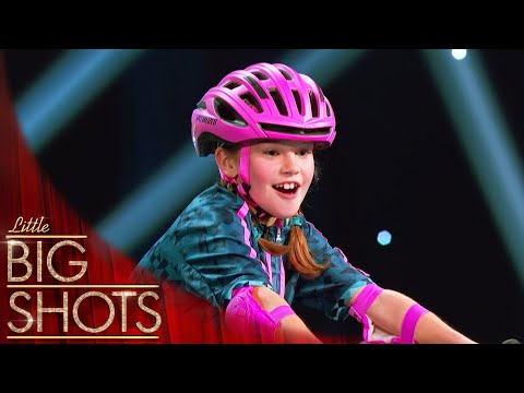 Steve Harvey vs. A 9-Year-Old Pro Cyclist! | Little Big Shots