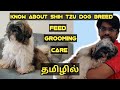 Shih tzu care tips | facts about shih tzu in tamil | grooming | health and care tipsin tamil |