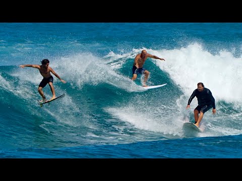 V Town | Kelly Slater, Michael & Mason Ho Plus Baby Bear