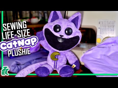 I Made REAL CatNap Plush | Sewing Poppy Playtime 3 Smiling Critters