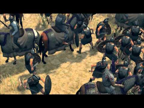 Rome 2 Total War Lets Compare Units in Battle # 45 Myrmidons vs Royal Cataphracts x2!