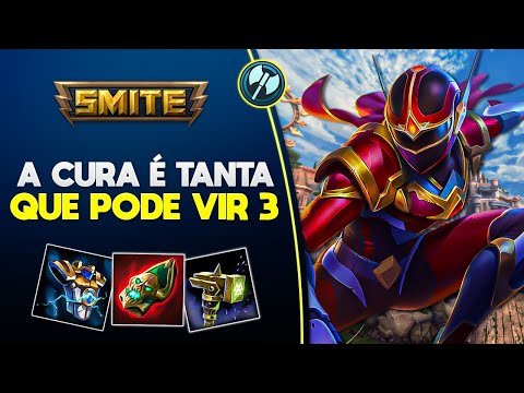 Pode vir 3! A CURA é ABSURDA! MULAN SOLO - ⚡ Smite BR Conquista