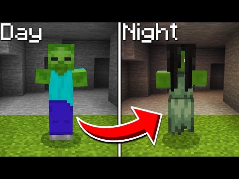 Minecraft Mobs Terrifying in Dark Caves