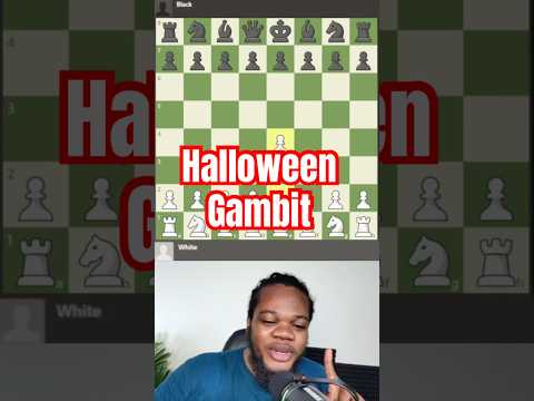 Halloween Gambit #chess #chesscom #chesstips