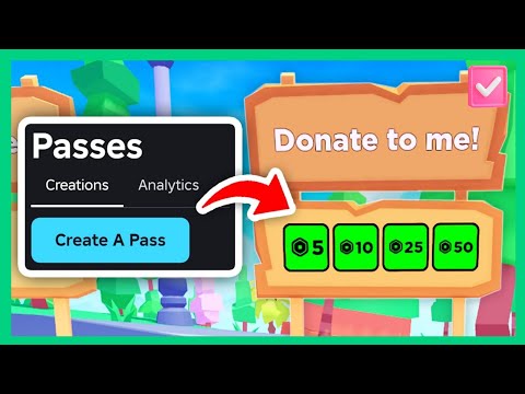 Mobile PLS DONATE Как сделать Gamepass (простая версия) для Roblox 2025 (IOS,ANDRIOD)
