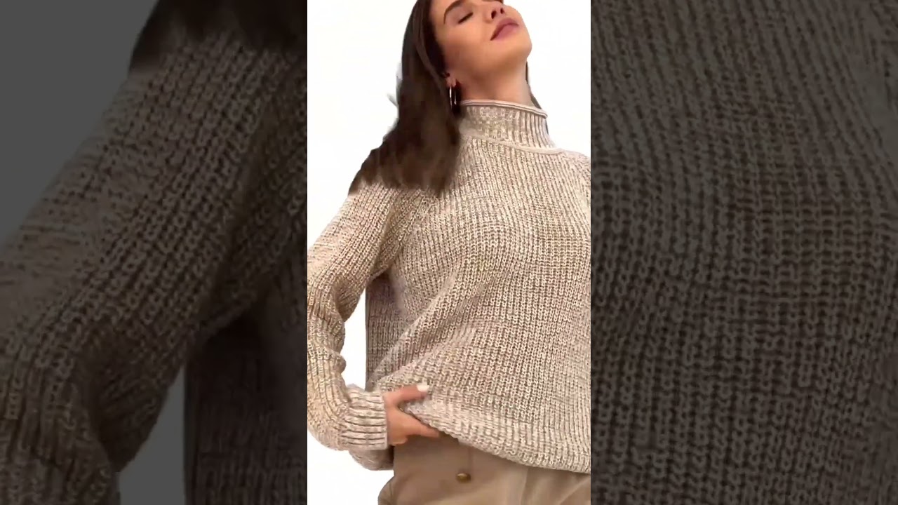 Loose Knit Sweater Beige