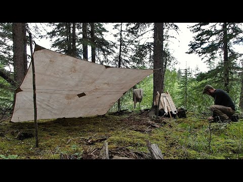 Bau eines Wildnishauses – Teil 1 – Errichtung des Lagers