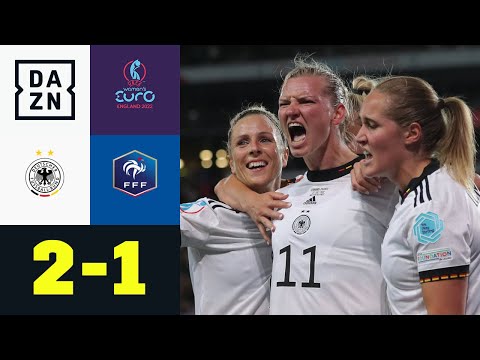 Popp schießt Deutschland ins Finale: Deutschland - Frankreich 2:1 | UEFA Women's EURO 2022 | DAZN