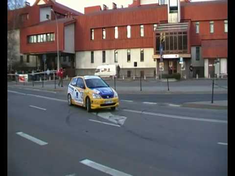 KJS XXI Rajd Podkarpacki Krosno 22-11-2009 Szymon Piękoś Honda Civic .1