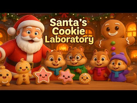 Santa’s Cookie Laboratory 🎅✨ Chipmunk Family Saves the Magical Cookies! | Little Helpers Adventure