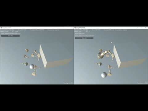 Movement synchronization with interpolation