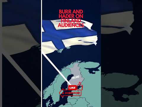 BURR AND HADER ON FINLAND AUDIENCES #shorts #comedy