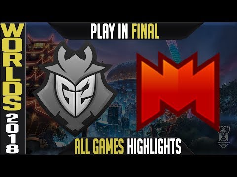 G2 vs INF Highlights ALL GAMES | Worlds 2018 Play in Final | G2 Esports vs Infinity Esports