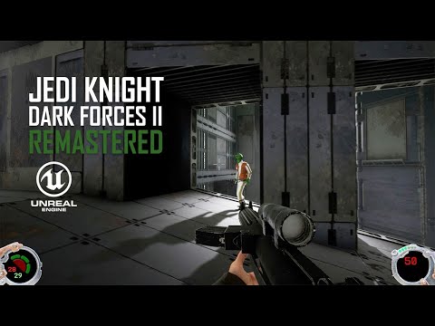 Star Wars Jedi Knight Dark Forces 2 Remastered in Unreal Engine! Classic Retro Gaming