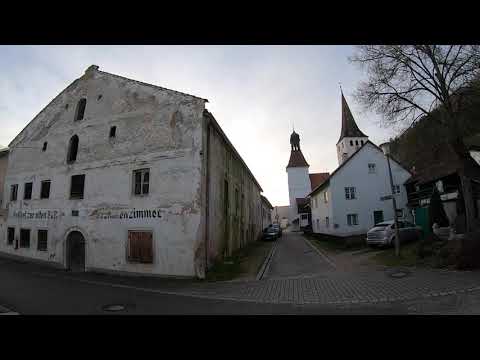 D: Kinding. Oberbayern. Eindrücke aus der Ortsmitte. Januar 2023