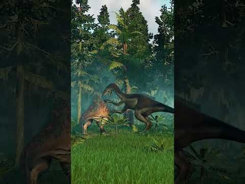 One day in Biosyn Valley, Therizinosaurus Jurassic World Evolution 2