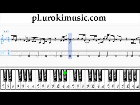 Jak Grać Na Fortepianie (prawa ręka) Major Lazer & DJ Snake - Lean On Tabulatura Lekcje Część 2 um