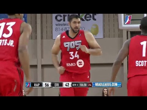 Sim Bhullar Rebounds and Throws Down for Raptors 905!