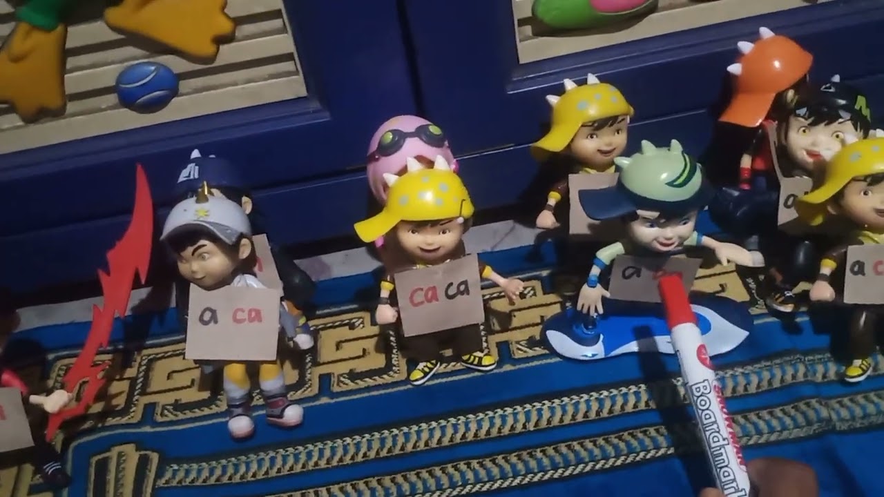 Boboiboy learns to read, syllable method ca