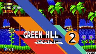 Sonic Mania - Title Screen and Green Hill Zone