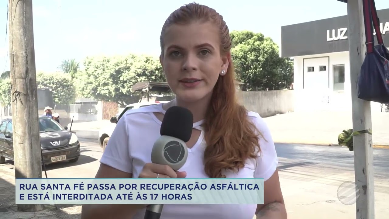 A PREFEITURA DE LUCAS DO RIO VERDE TRABALHA NA REVITALIZAÇÃO DA RUA SANTA FÉ NO CENTRO DA CIDADE