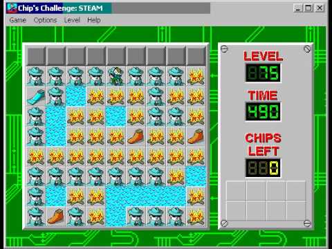 Chip's Challenge 1 Level 75 (Steam) - 479 seconds