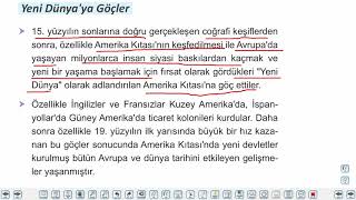 Eğitim Vadisi 10.Sınıf Coğrafya 17.Föy Göç Hikayeleri 1 Konu Anlatım Videoları