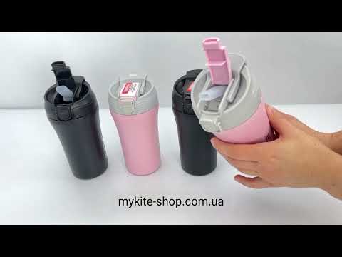 Термокружка з трубочкою Kite K22-457-02, 400 мл
