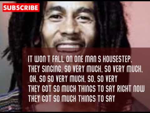 BOB MARLEY - SO MUCH THINGS TO SAY LYRICS  .