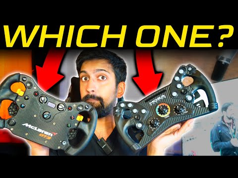 Fanatec McLaren GT3 Vs Moza KS Steering Wheel!