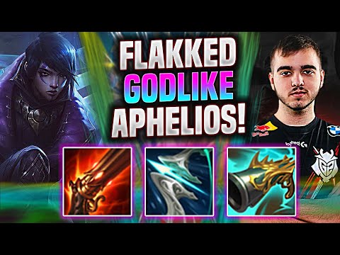 FLAKKED GOING GODLIKE ON APHELIOS! - G2 Flakked Plays Aphelios ADC vs Sivir! | Season 2022