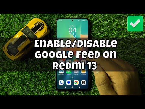 How to Enable/Disable Google Feed on Redmi 13 | Manage Google News on Redmi 13