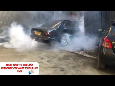 lexus ls430 exhaust upgrade and burn out