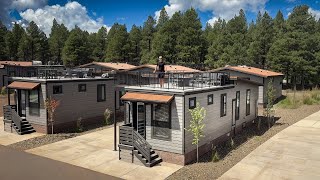 Inside the 800 Sq Ft Prefab Home with a Rooftop Deck!!