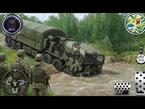 Real US Army Cargo Truck Driving Simulator – Offroad Military Transport 3D | Android Gameplay